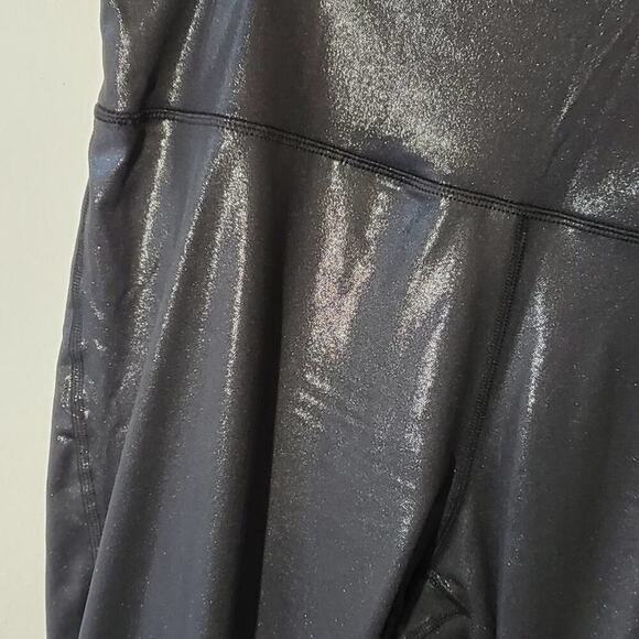 VOGO Athletica metallic active workout exercise athletic leggings plus size 3X - Picture 3 of 6